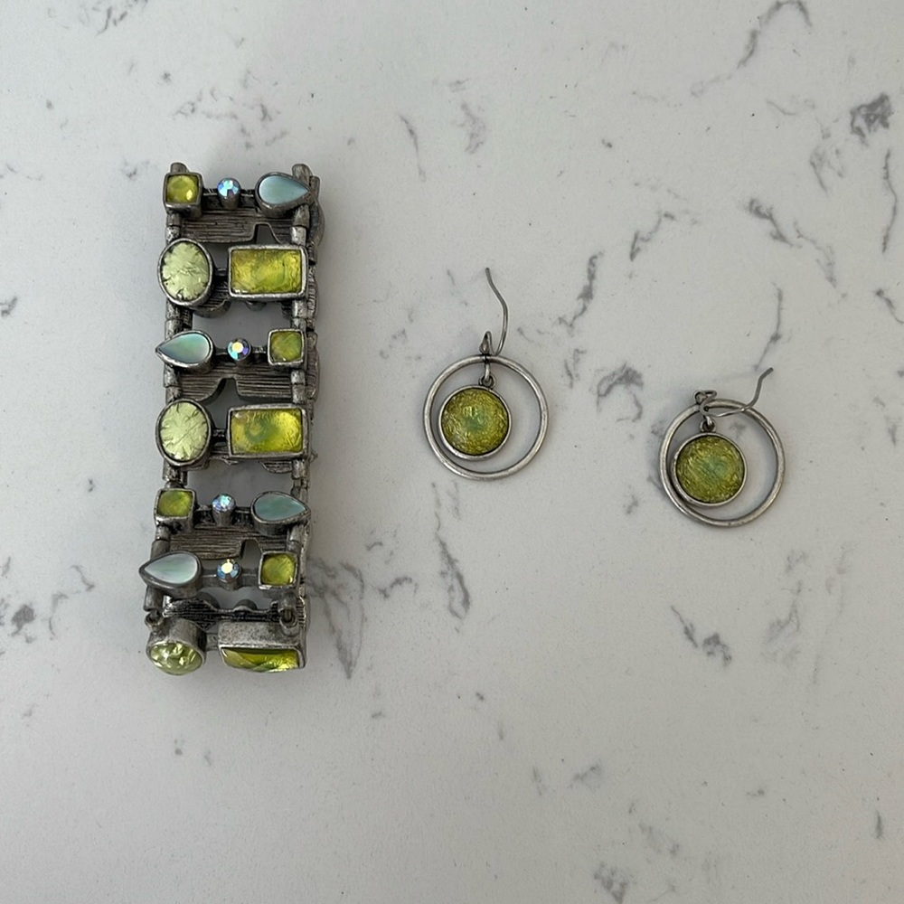 Lia Sophia bracelet and earrings